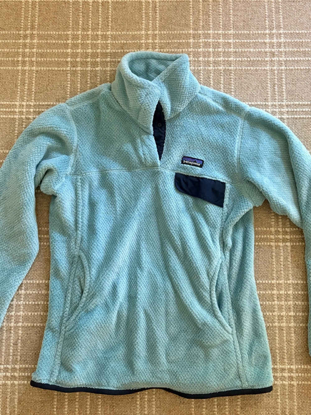 Patagonia Women's Snap-Front Fleece Pullover Blue